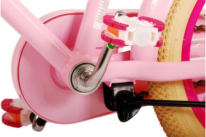 Volare Excellent Kinderfahrrad - Mädchen - 16 Zoll - Rosa - 95% montiert