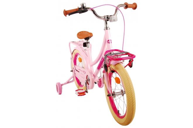 Volare Excellent Kinderfahrrad - Mädchen - 16 Zoll - Rosa - 95% montiert