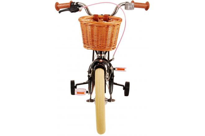 Volare Excellent Kinderfahrrad - Mädchen - 14 Zoll - Schwarz