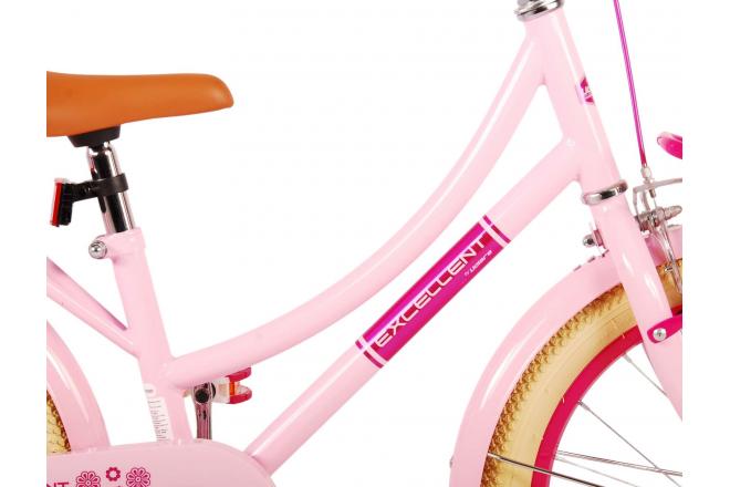 Volare Excellent Kinderfahrrad - Mädchen - 18 Zoll - Pink - 95% montiert