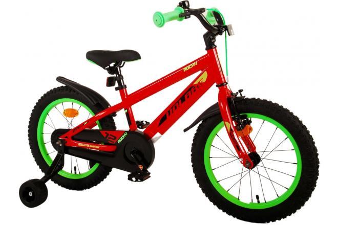 Volare Rocky Kinderfahrrad - Jungen - 16 Zoll - Rot