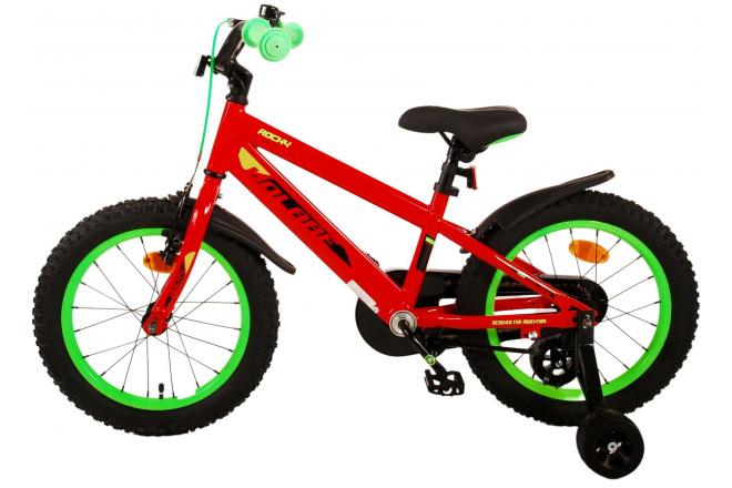 Volare Rocky Kinderfahrrad - Jungen - 16 Zoll - Rot