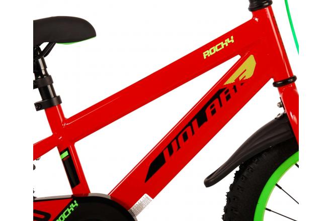 Volare Rocky Kinderfahrrad - Jungen - 16 Zoll - Rot