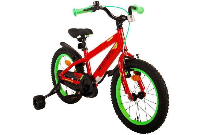 Volare Rocky Kinderfahrrad - Jungen - 16 Zoll - Rot