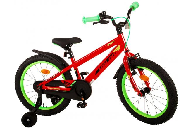 Volare Rocky Kinderfahrrad - Jungen - 18 Zoll - Rot