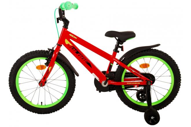 Volare Rocky Kinderfahrrad - Jungen - 18 Zoll - Rot