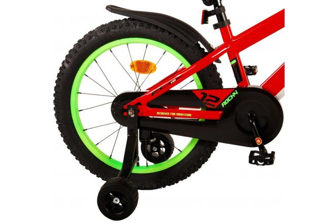 Volare Rocky Kinderfahrrad - Jungen - 18 Zoll - Rot