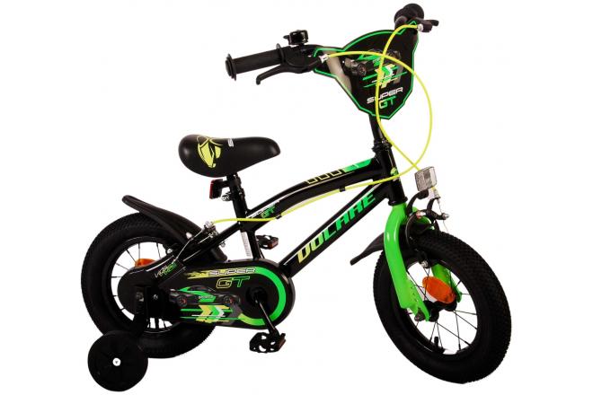 Volare Super GT Kinderfahrrad - Jungen - 12 Zoll - Grün - Zwei Handbremsen