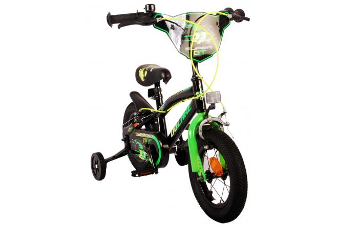 Volare Super GT Kinderfahrrad - Jungen - 12 Zoll - Grün - Zwei Handbremsen