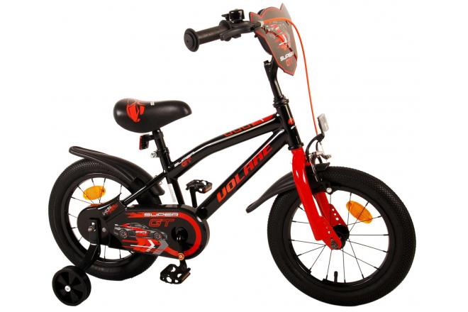 Volare Super GT Kinderfahrrad - Jungen - 14 Zoll - Rot