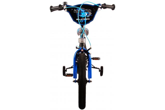 Volare Super GT Kinderfahrrad - Jungen - 16 Zoll - Blau - Zweihandbremsen