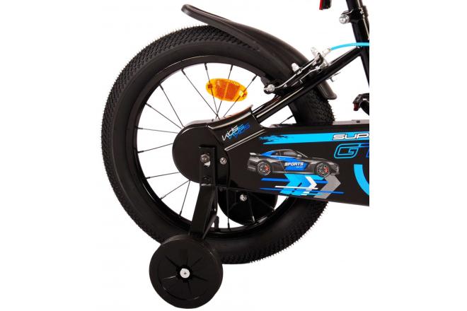 Volare Super GT Kinderfahrrad - Jungen - 16 Zoll - Blau - Zweihandbremsen