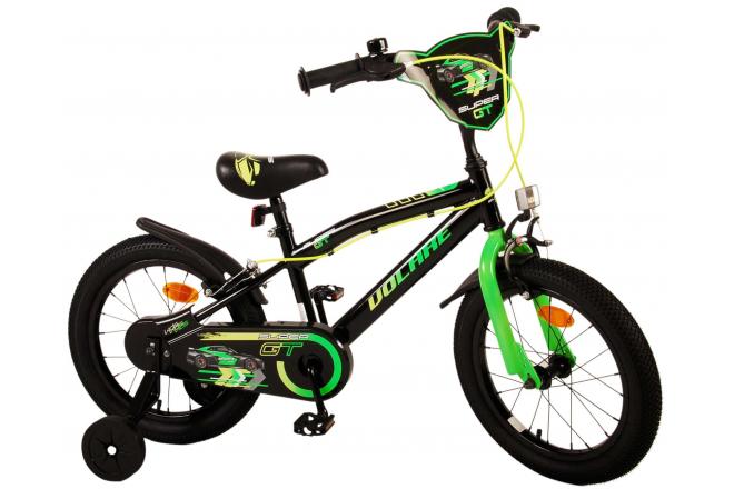 Volare Super GT Kinderfahrrad - Jungen - 16 Zoll - Grün- Zweihandbremsen