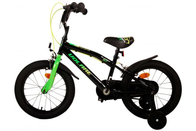 Volare Super GT Kinderfahrrad - Jungen - 16 Zoll - Grün- Zweihandbremsen