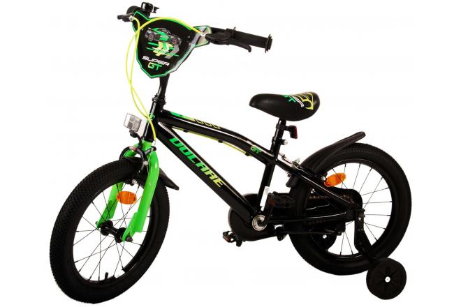 Volare Super GT Kinderfahrrad - Jungen - 16 Zoll - Grün- Zweihandbremsen