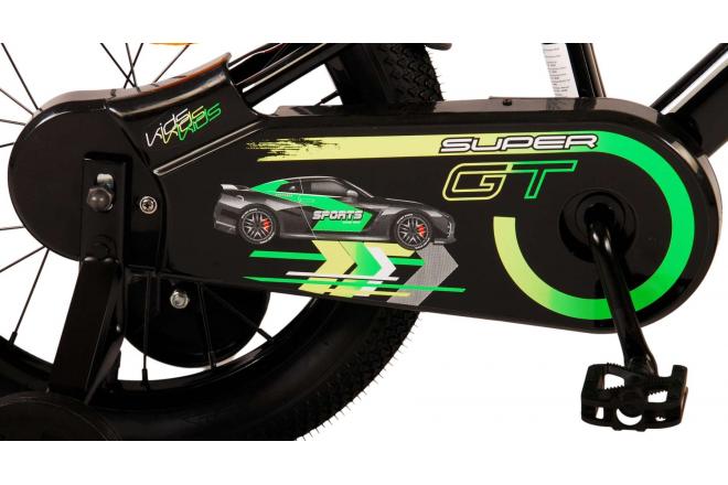 Volare Super GT Kinderfahrrad - Jungen - 16 Zoll - Grün- Zweihandbremsen