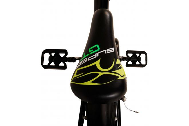 Volare Super GT Kinderfahrrad - Jungen - 16 Zoll - Grün- Zweihandbremsen