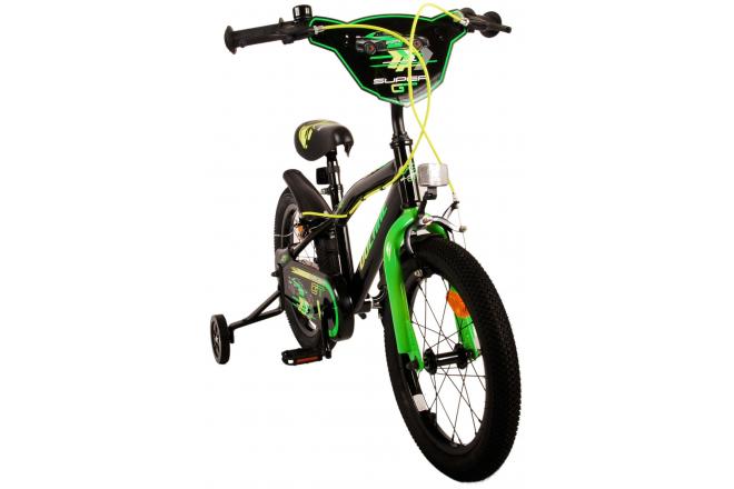 Volare Super GT Kinderfahrrad - Jungen - 16 Zoll - Grün- Zweihandbremsen
