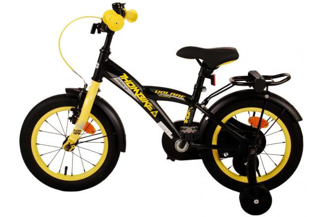 Volare Thombike Kinderfahrrad - Jungen - 14 Zoll - Schwarz Gelb