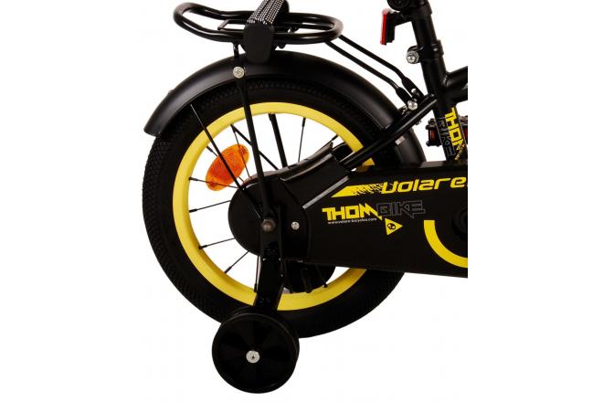 Volare Thombike Kinderfahrrad - Jungen - 14 Zoll - Schwarz Gelb