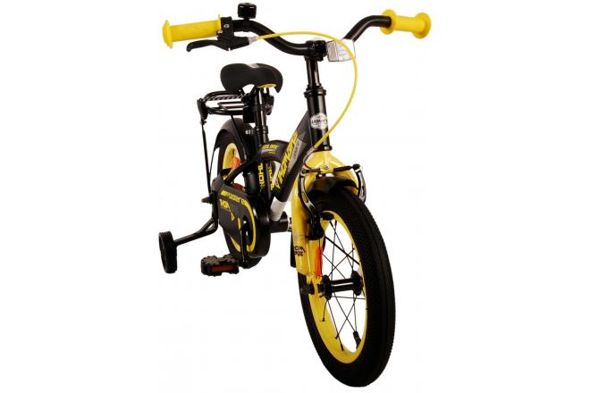 Volare Thombike Kinderfahrrad - Jungen - 14 Zoll - Schwarz Gelb