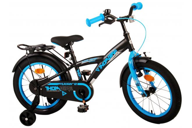 Volare Thombike Kinderfahrrad - Jungen - 16 Zoll - Schwarz Blau