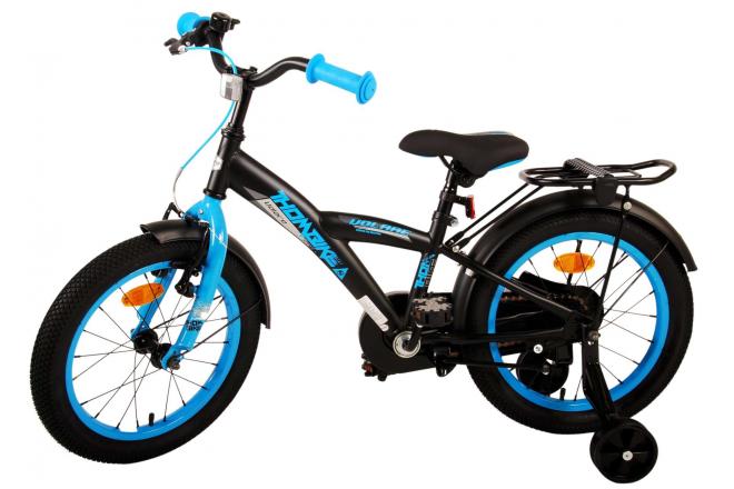 Volare Thombike Kinderfahrrad - Jungen - 16 Zoll - Schwarz Blau