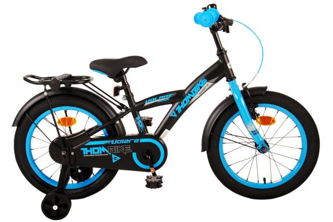 Volare Thombike Kinderfahrrad - Jungen - 16 Zoll - Schwarz Blau