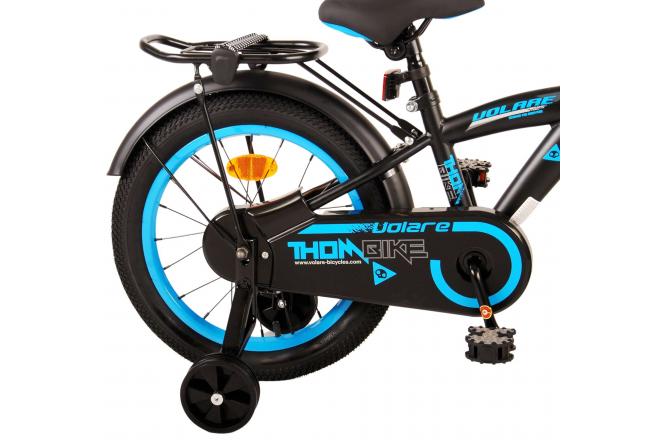 Volare Thombike Kinderfahrrad - Jungen - 16 Zoll - Schwarz Blau