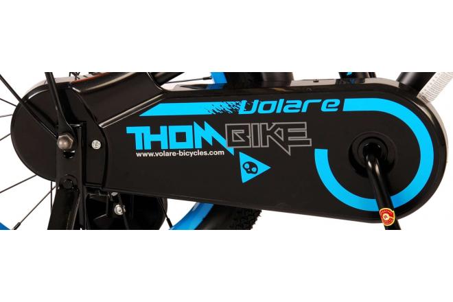 Volare Thombike Kinderfahrrad - Jungen - 16 Zoll - Schwarz Blau