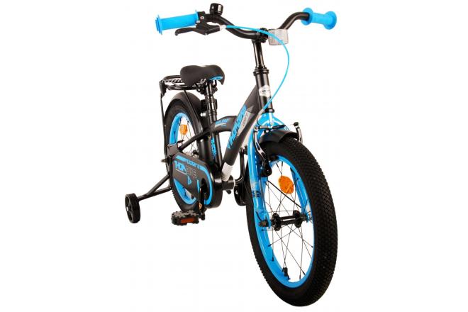 Volare Thombike Kinderfahrrad - Jungen - 16 Zoll - Schwarz Blau