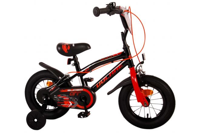 Volare Super GT Kinderfahrrad - Jungen - 12 Zoll - Rot - Zwei Handbremsen