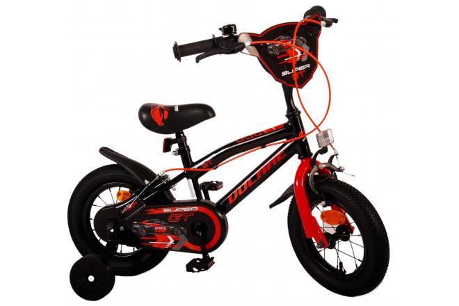 Volare Super GT Kinderfahrrad - Jungen - 12 Zoll - Rot - Zwei Handbremsen