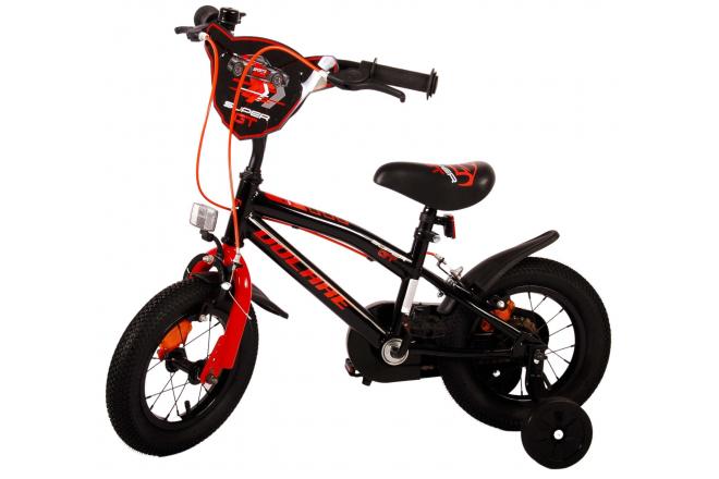 Volare Super GT Kinderfahrrad - Jungen - 12 Zoll - Rot - Zwei Handbremsen