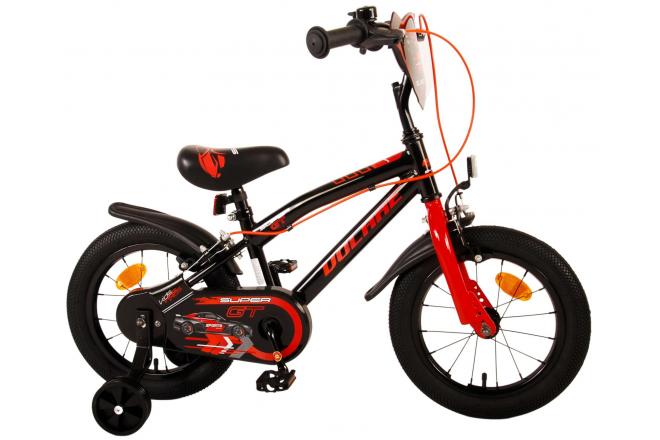 Volare Super GT Kinderfahrrad - Jungen - 14 Zoll - Rot - Zwei Handbremsen