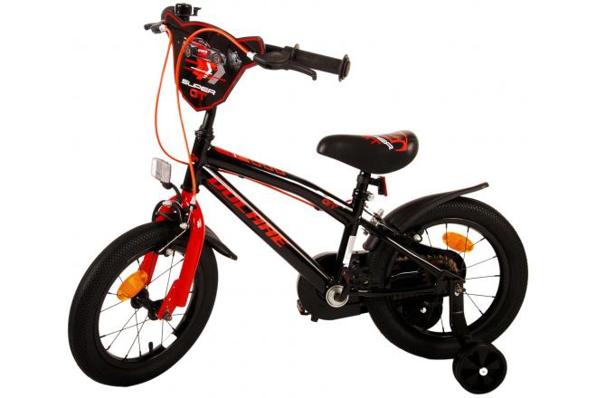 Volare Super GT Kinderfahrrad - Jungen - 14 Zoll - Rot - Zwei Handbremsen