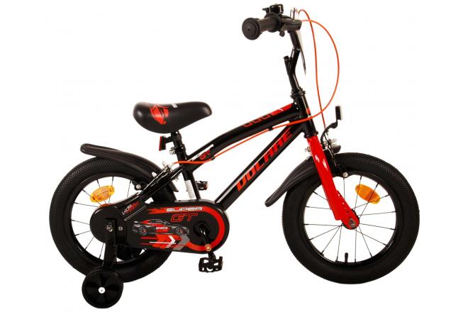 Volare Super GT Kinderfahrrad - Jungen - 14 Zoll - Rot - Zwei Handbremsen