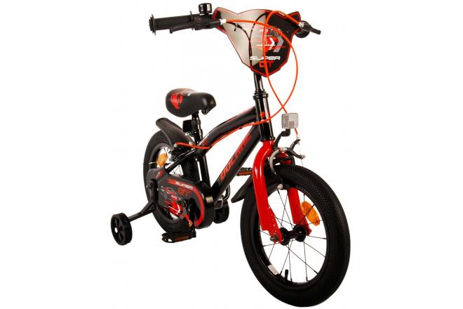 Volare Super GT Kinderfahrrad - Jungen - 14 Zoll - Rot - Zwei Handbremsen