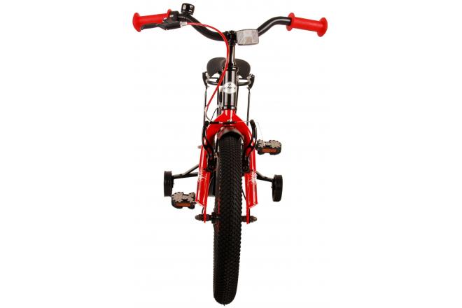 Volare Thombike Kinderfahrrad - Jungen - 16 Zoll - Schwarz Rot