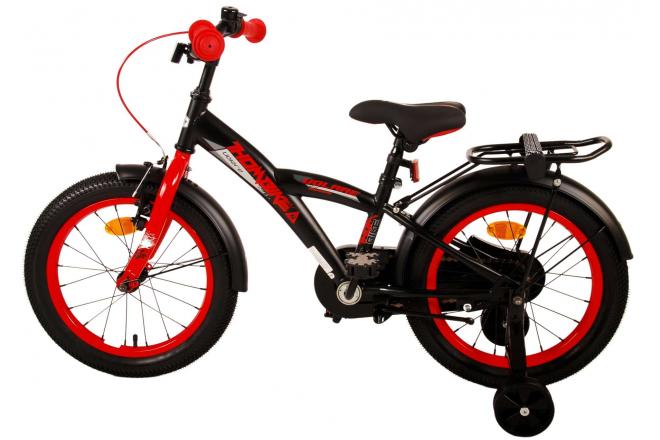 Volare Thombike Kinderfahrrad - Jungen - 16 Zoll - Schwarz Rot