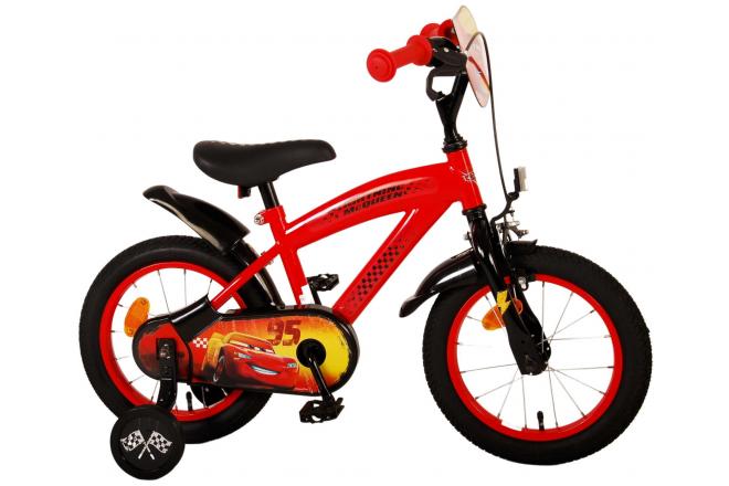 Disney Cars Kinderfahrrad - Jungen - 14 Zoll - Rot