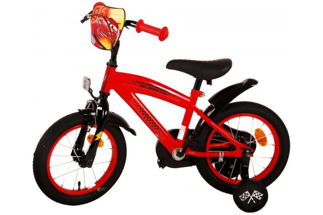 Disney Cars Kinderfahrrad - Jungen - 14 Zoll - Rot