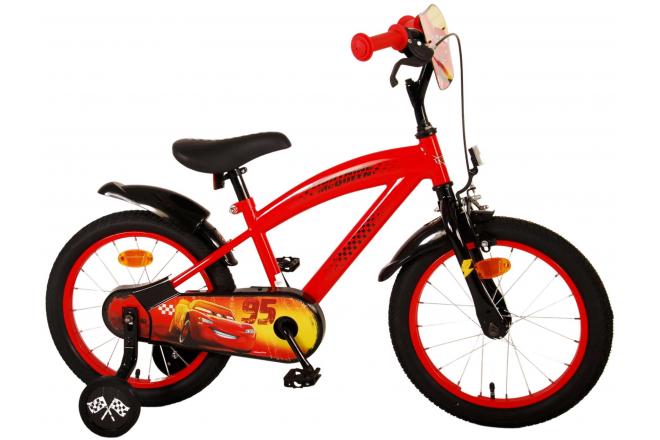 Disney Cars Kinderfahrrad - Jungen - 16 Zoll - Rot