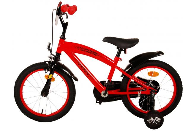 Disney Cars Kinderfahrrad - Jungen - 16 Zoll - Rot