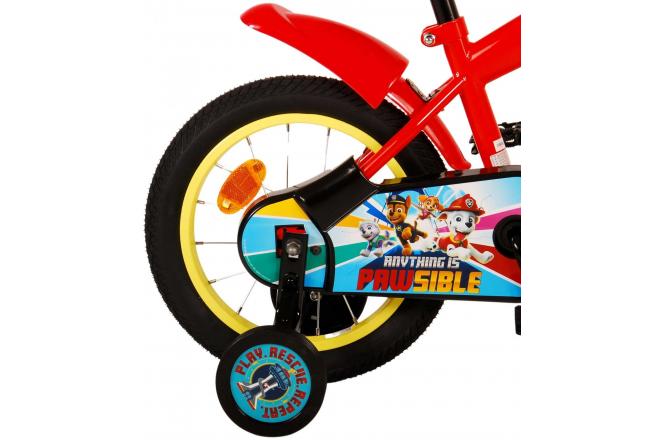 Paw Patrol Kinderfahrrad - Jungen - 14 Zoll - Rot/Blau