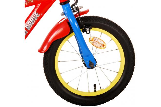 Paw Patrol Kinderfahrrad - Jungen - 14 Zoll - Rot/Blau