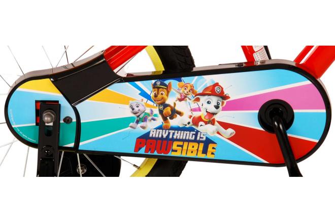 Paw Patrol Kinderfahrrad - Jungen - 16 Zoll - Rot Blau