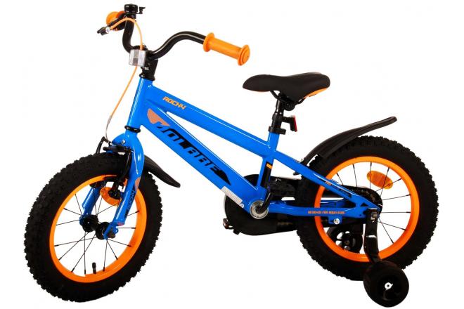 Volare Rocky Kinderfahrrad - Jungen - 14 Zoll - Blau