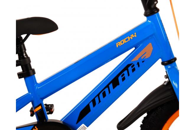 Volare Rocky Kinderfahrrad - Jungen - 14 Zoll - Blau