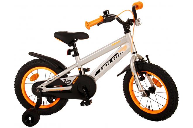 Volare Rocky Kinderfahrrad - Jungen - 14 Zoll - Grau